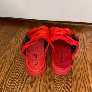Shoes | Draco Slide Size 56 Red Brand New | Poshmark